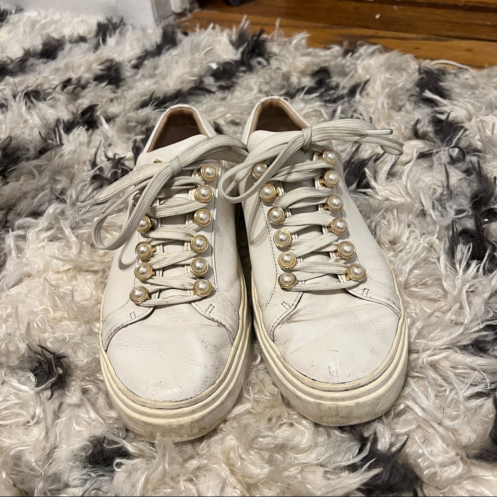 Stuart Weitzman white sneakers